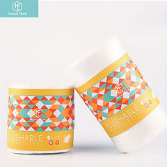 Happy Flute Biodegradable Flushable Diaper Liners 100 Sheets