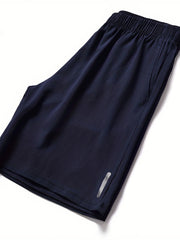 Boys Gym Workout Shorts Quick Dry Elastic Waist Lightweight Athletic