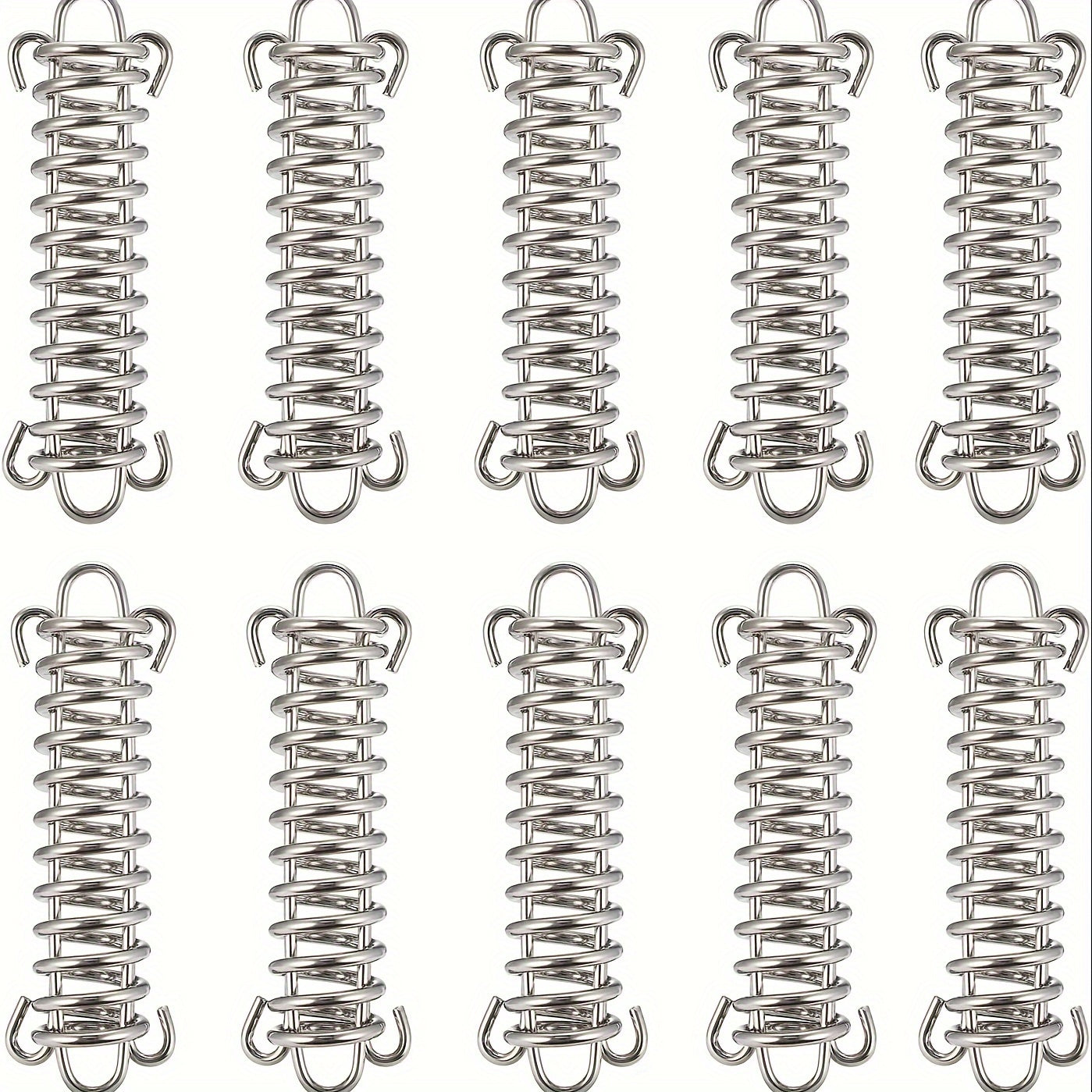 10pcs Stainless Steel Rope Tensioner for Camping Tent