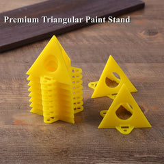 16pcs Pyramid Stands for Painting Canvases Doors Cabinets & More