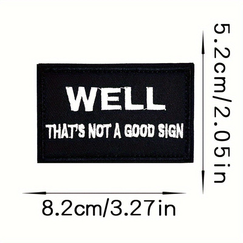 15pcs Embroidery Patches Applique Morale Patches for Vest Hat Jacket