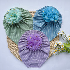 Elastic Baby Flower Hat | European & American Soft Line Hot Girl Hat