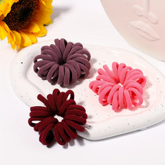 100pcs Candy Elastic Hair Ties Girls Hair Accessories Holiday Gift