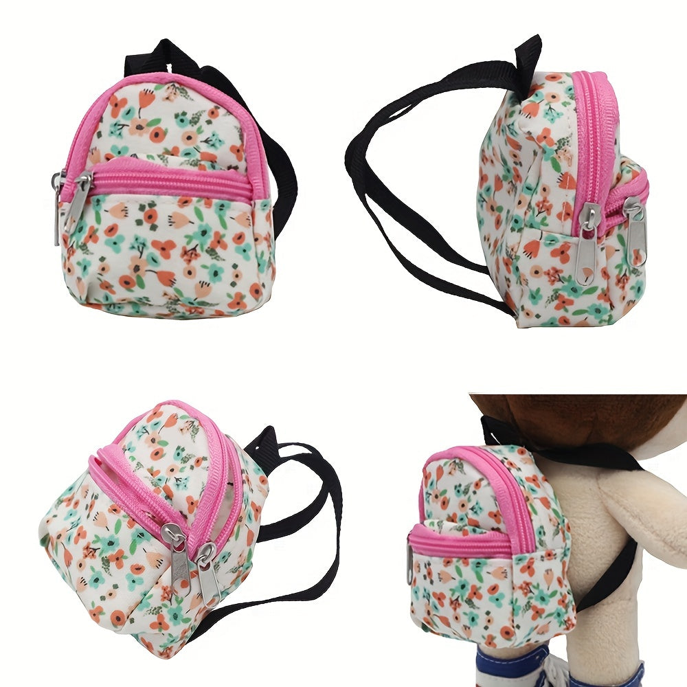 Mini Backpack Doll Bag For 1 6 Dolls School Accessory And Doll House Decoration