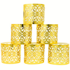 10pcs Rose Butterfly Napkin Rings for Wedding Party Home Decor