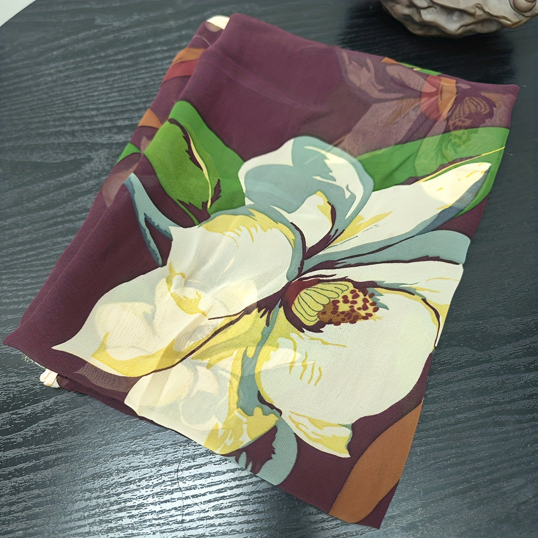 Comfortable Breathable Chiffon Fabric for Diy Clothes Pants Dress 1yard Cut Size