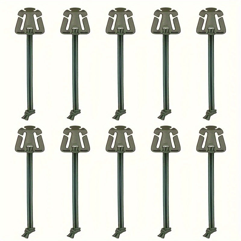 10pcs Elastic Rope Hanging Buckle for Camping Travel Backpack