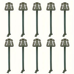 10pcs Elastic Rope Hanging Buckle for Camping Travel Backpack