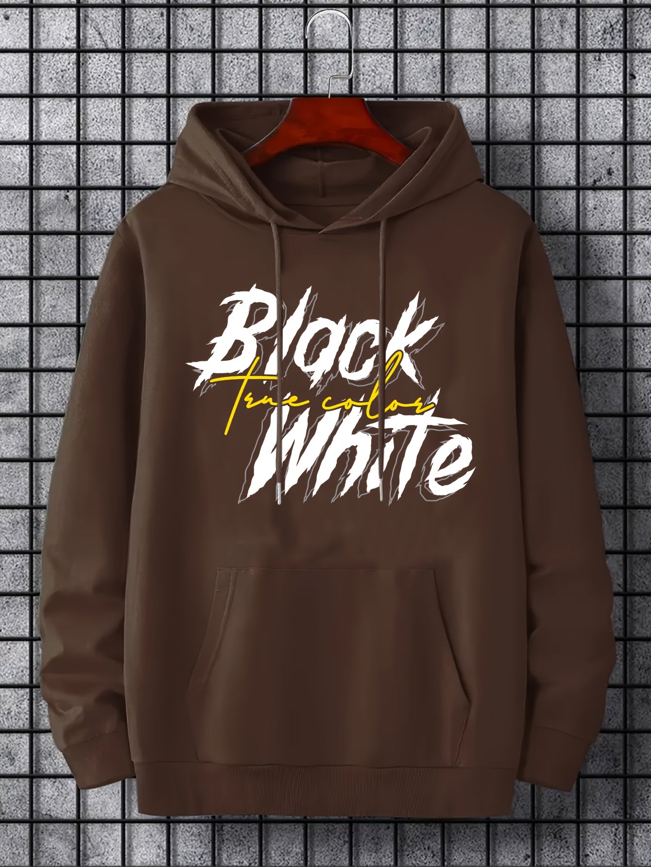 Men's Graphic Print Hoodie Pullover Sweatshirt