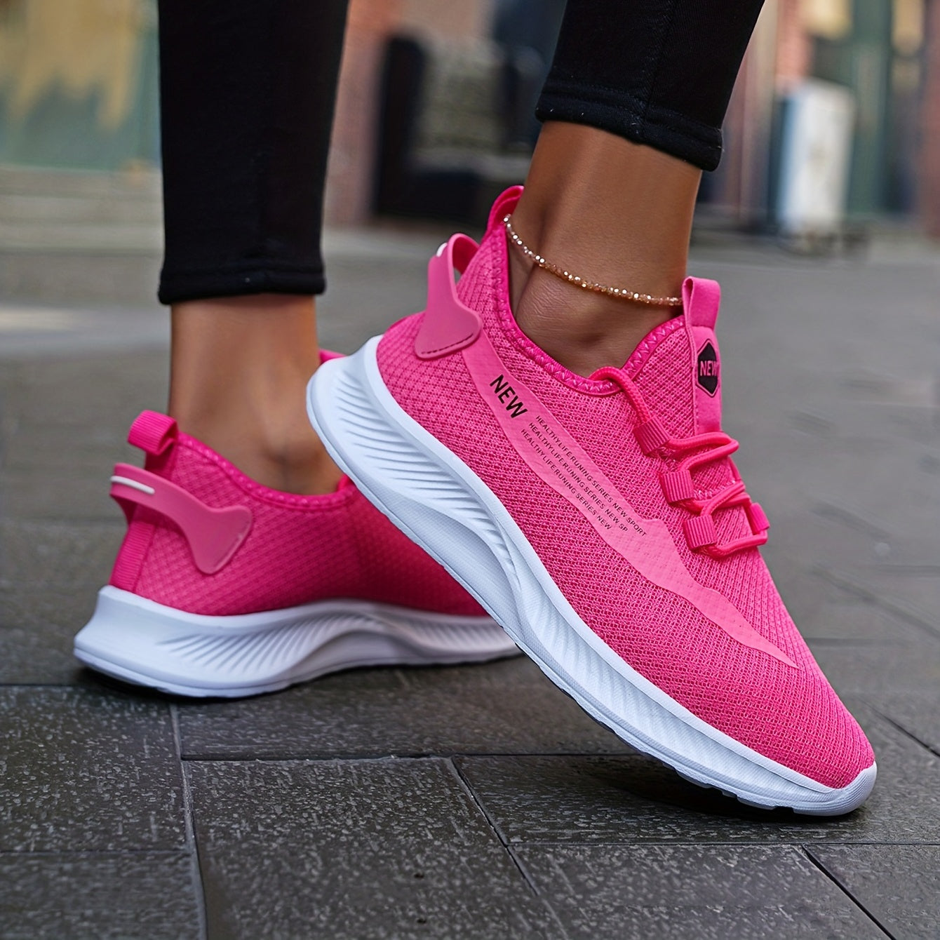 Women's Slip On Mesh Sneakers with Air Cushion Soft Sole
