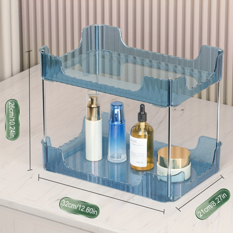2 Tier Storage Rack Cosmetics Kitchen Miscellaneous Storage Box