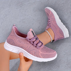 Soft Thick Bottom Heighten Shock Absorption Running Shoes