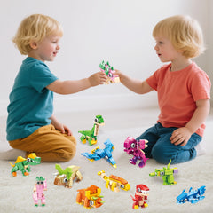 Dinosaur Series Building Block Set - 3-in-1 Combo for Colorful Kingdom