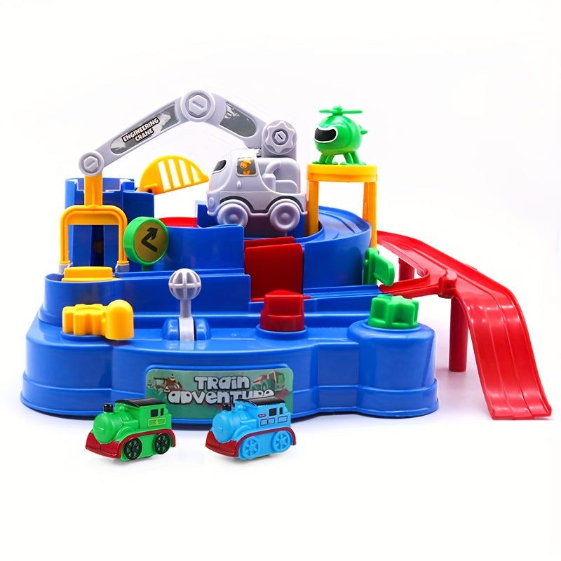 Plastic Car Adventure Inertia Toy Set