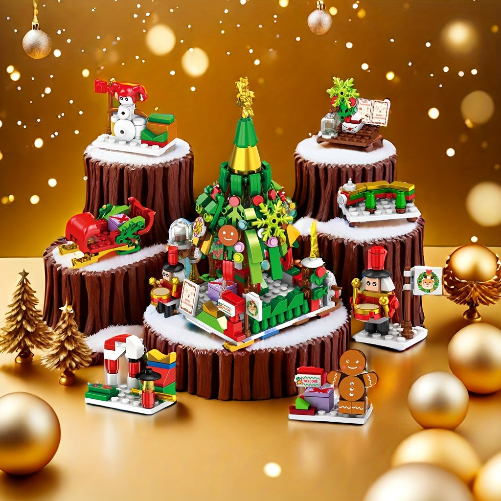 12 in 1 Christmas Set: Tree, Snowman & More! Great Gift for Kids