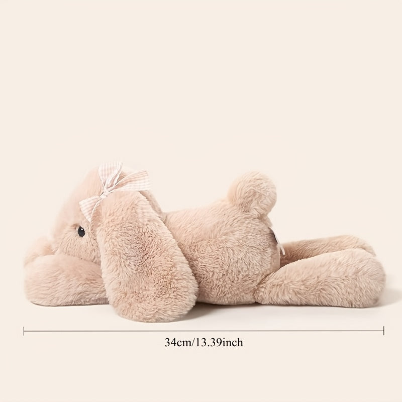 Cute Bunny Rabbit Doll with Expressive Eyes & Pink Ears