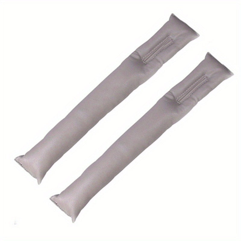 2pcs Car Seat Gap Stopper Strip Car Edge Seam Leak-proof Strip