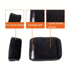 2pcs Soft Seat Belt Shoulder Pads, Comfortable & Protective Car Straps