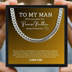 Punk Silver Stainless Steel Cuban Chain Pendant Necklace for Him