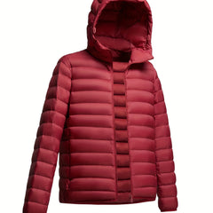 Lightweight Duck Jacket Hooded Quilted Women's Activewear