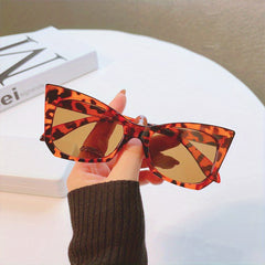 Cat Eye Vintage Ladies Stylish Oversized Sunglasses Sun Protection