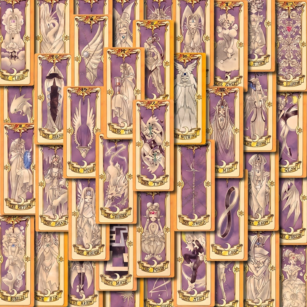 64pcs Tarot Graffiti Waterproof Stickers Pack For Kids Laptop Luggage