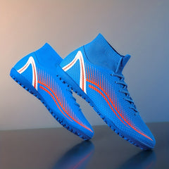 Professional Turf Football Boots Lace Up TF Soccer Cleats