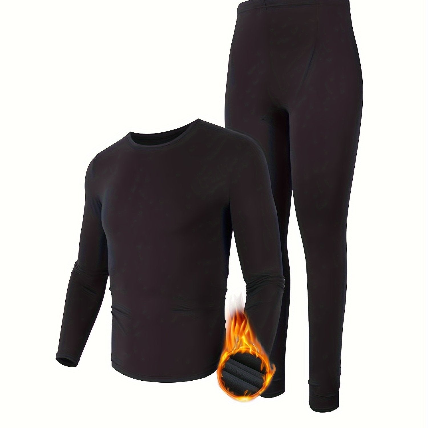 Men's Slim Fit Crew Neck T shirt & Pants Set