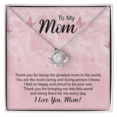 Mother's Gift Pendant Necklace Holiday Party Gift For Mom