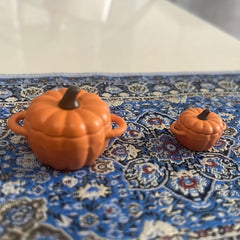 Halloween Pumpkin Casserole with Opening Lid