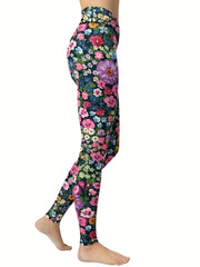 Floral Seamless Fitness Pants High Elastic Yoga Leggings