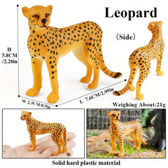 Realistic Jumbo Wild Zoo Animals Figurines Plastic African Jungle Animals Toy