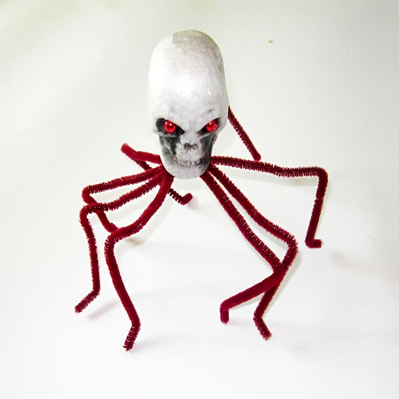 Halloween Little Ghost Head Spider Horror Prank Props Party Supplies