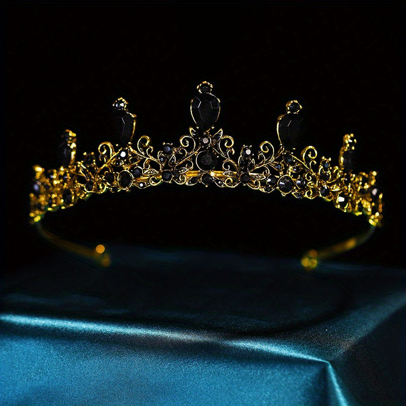 Bridal Crystal Headband Queen Princess Crown Head Jewelry Tiara
