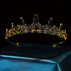 Bridal Crystal Headband Queen Princess Crown Head Jewelry Tiara