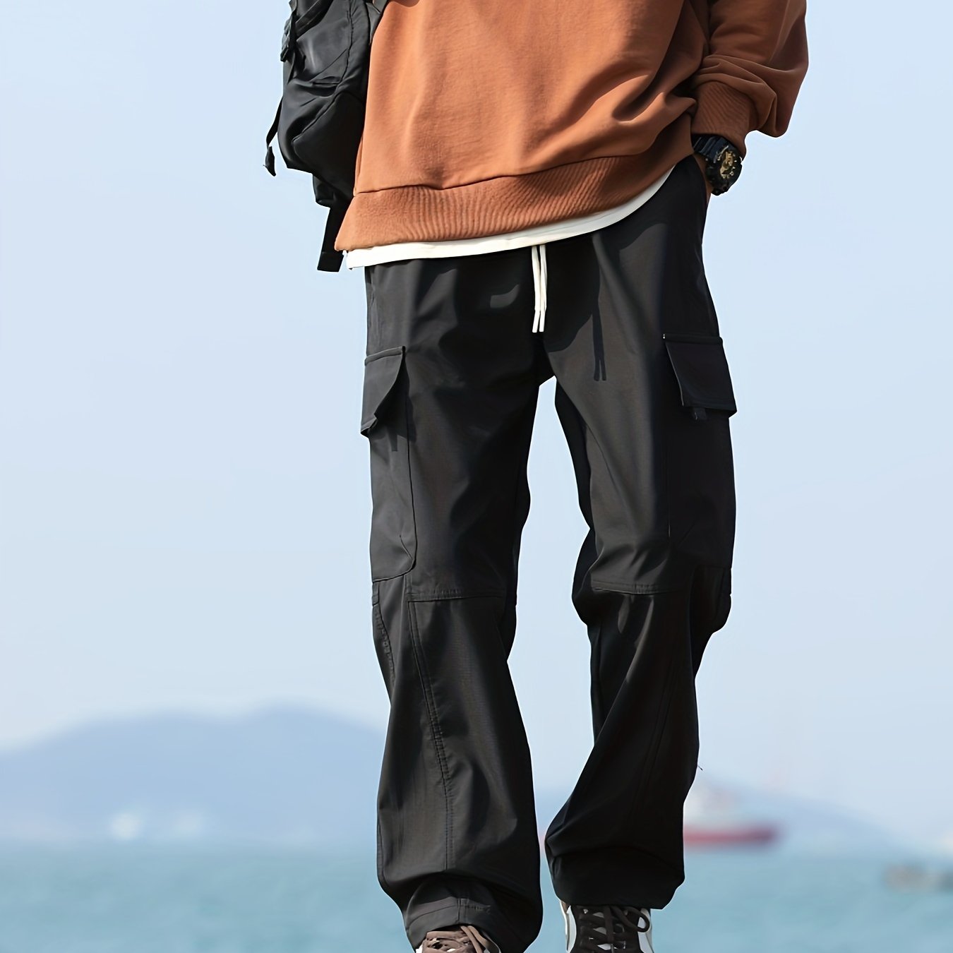 Outdoor Drawstring Waterproof Pants Women's Activewear