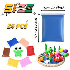 Ultra Light Modeling Clay Set with Tools for Kids DIY Art Crafts