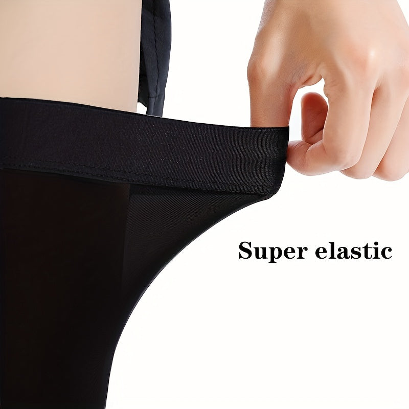 Ice Silk Sunscreen Leg Sleeves with Knee Pads UV Protection