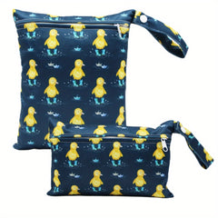 Asenappy Duck Print Diaper Bag Set