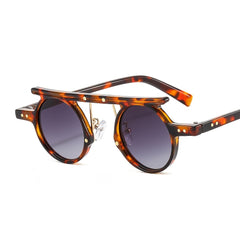 Small Round Frame Sunglasses Vintage Stylish Ladies Glasses