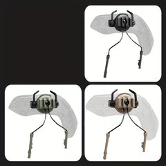 2pcs Adjustable Headset Bracket ARC Rail Adapter for Outdoor Sport Helmet