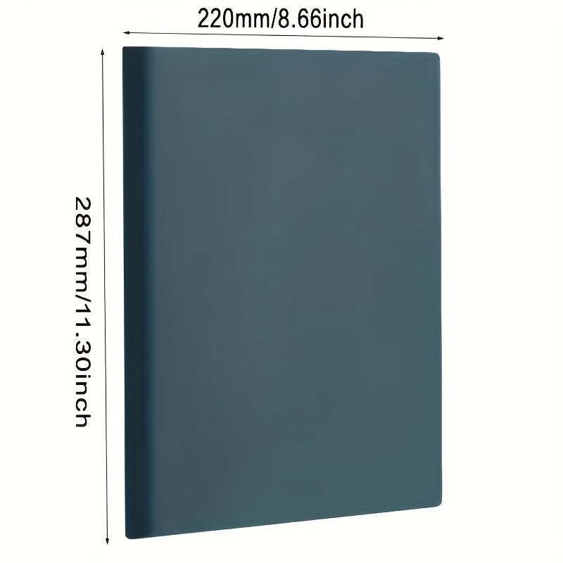 1pc A4 Faux Leather Notebook Large Meeting Notebook Thick Diary and Planner