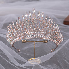 Bridal Crystal Rhinestone Wedding Crown Tiara Headpiece