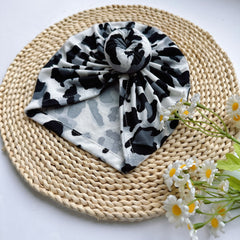 Baby Leopard Print Headband Soft Hat for Newborns