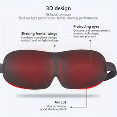Ultra Soft 3D Eye Mask for Travel Night Shift Yoga Meditation