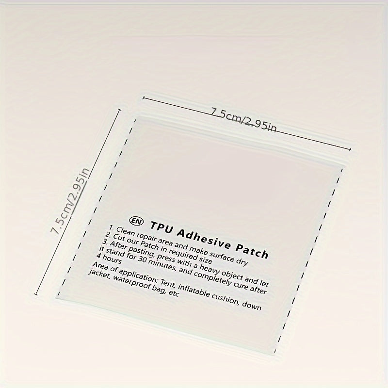 2pcs TPU Repair Patch Waterproof Repair Tape For Inflatable Product