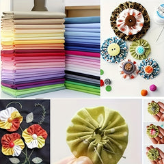 DIY Solid Twill Small Cloth Block Sewing Quilt Cloth Block Clothing Skirt Fabric