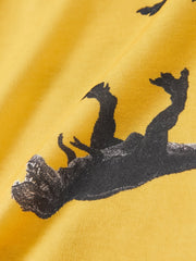 Boys Dinosaur Print Hoodie for Autumn & Spring
