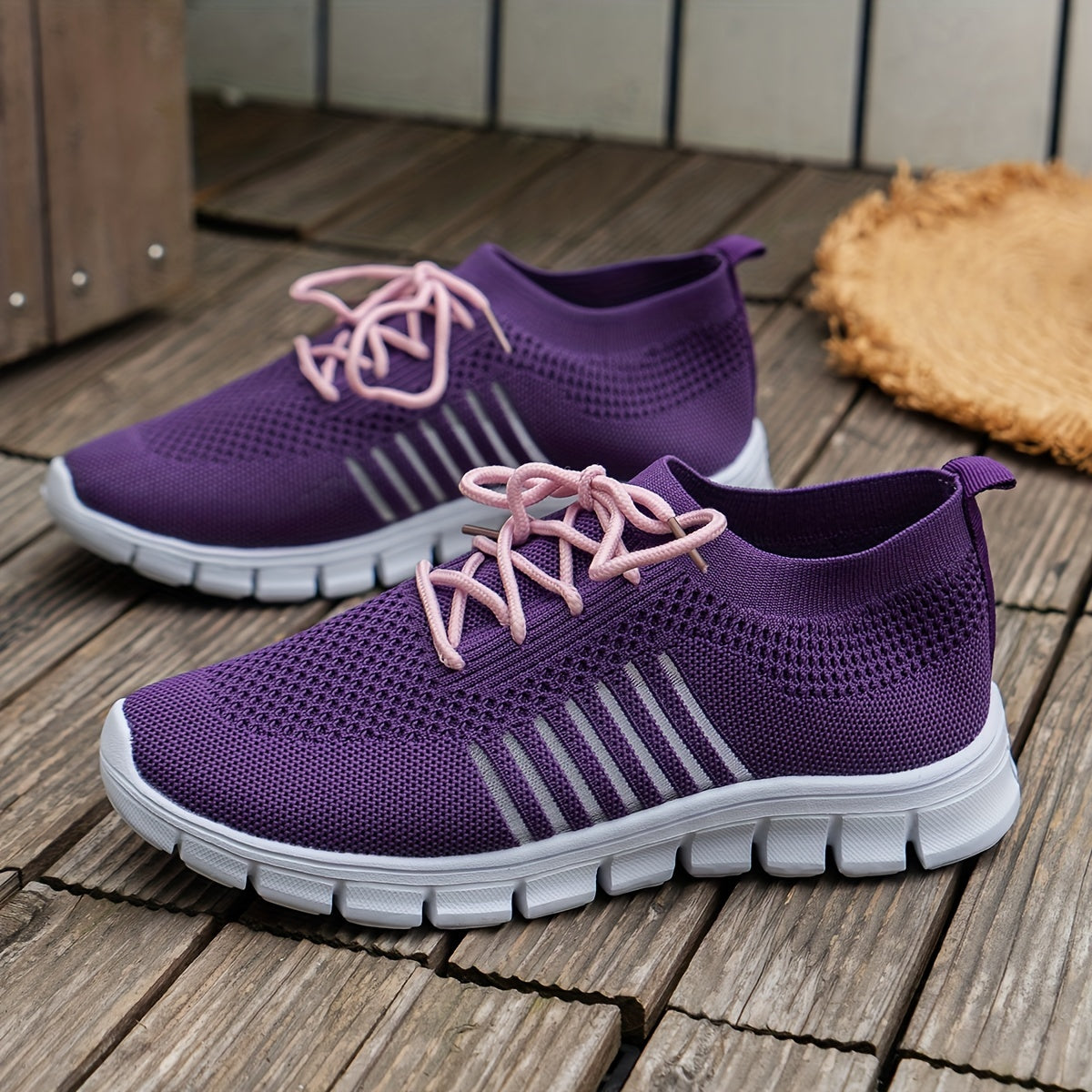Mesh Breathable Running Sports Shoes Lightweight Non slip Travel Shoes