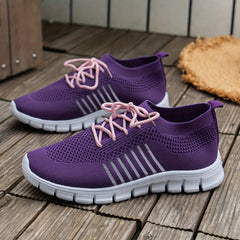 Mesh Breathable Running Sports Shoes Lightweight Non slip Travel Shoes